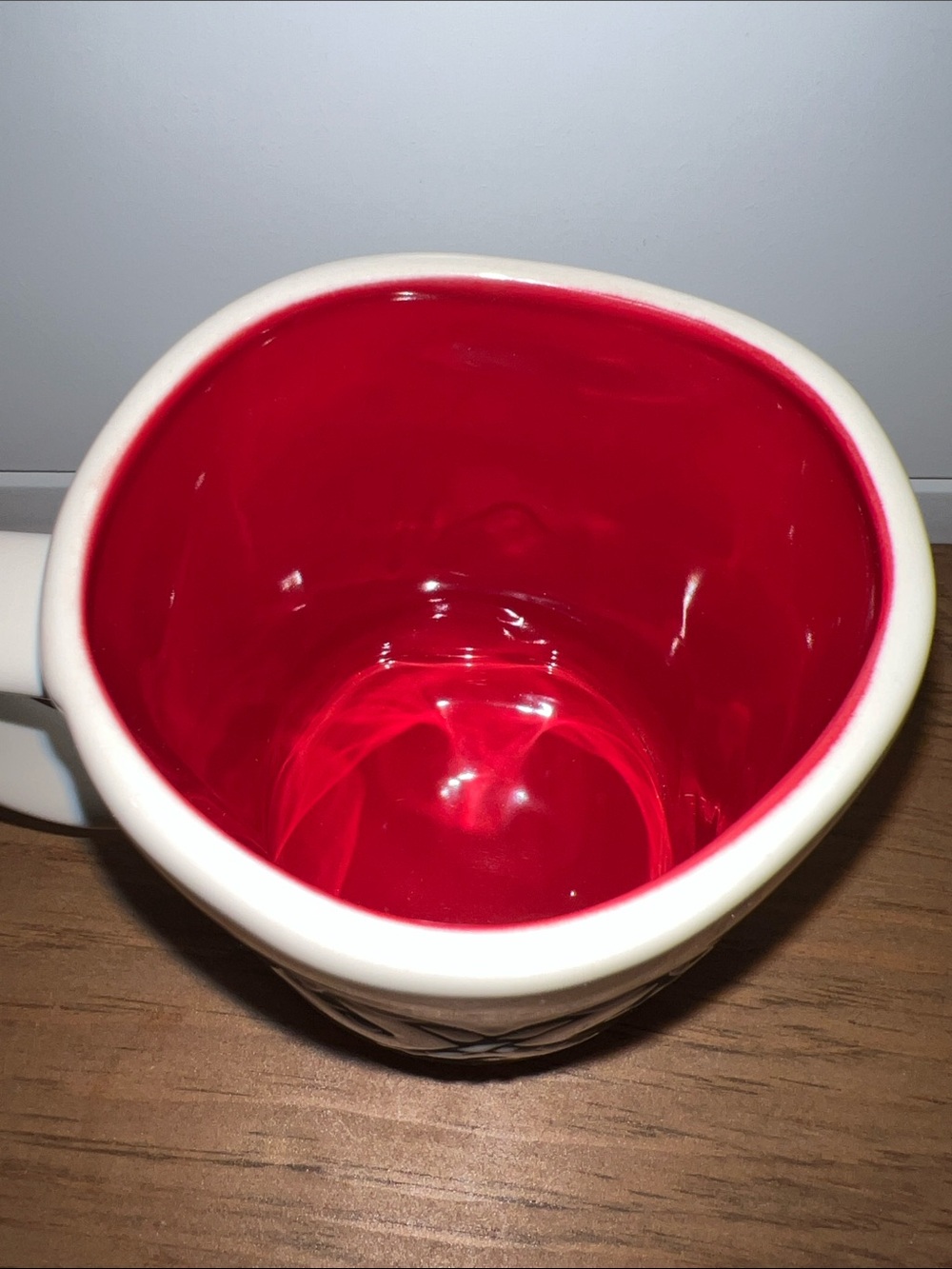 Rae Dunn Christmas Mug with Red Interior Accent - Picture 6 of 9